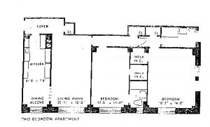 floorplan-2-bed-300x181 50 UNP- CONDO/MASTERPIECE  FURNISHED or UNFURNISHED HALF FLOOR RESIDENCE