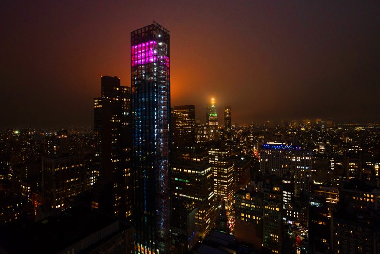 NoMad’s Skyline Lights Up With “Aurora” Atop 277 Fifth Avenue