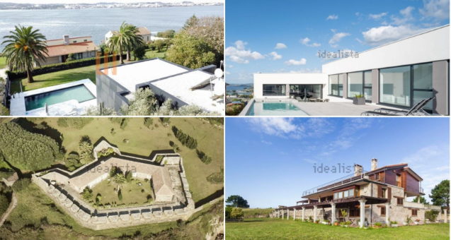 15 houses with sea views for more than a million euros in the province of A Coruña